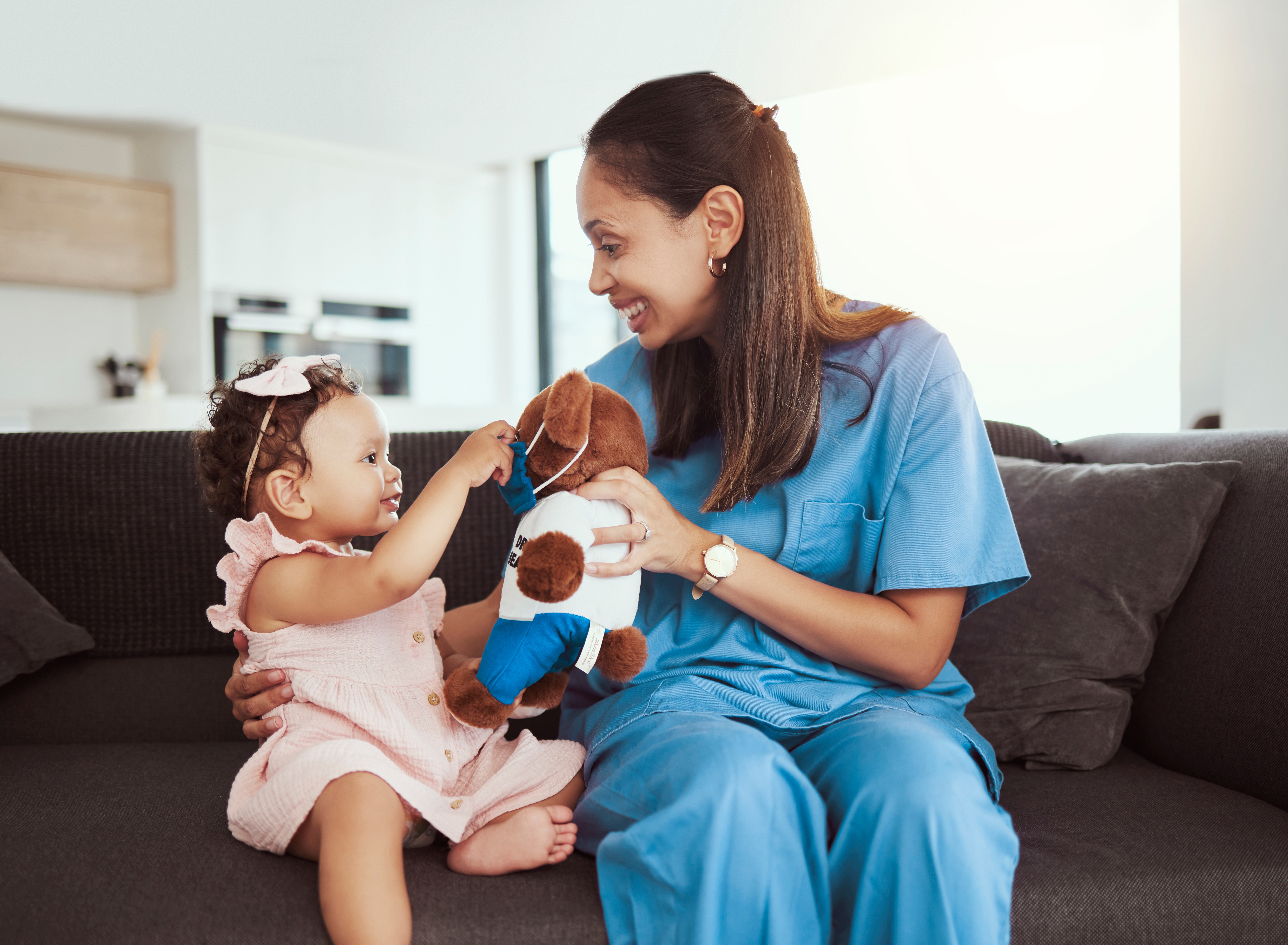 Pediatrician Doctor Consulting Kid